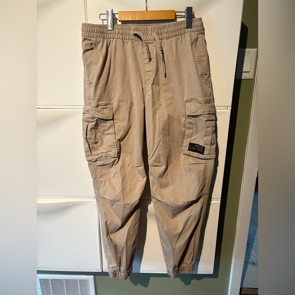 H&M Men's Beige Cargo Pants